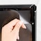 M&T Displays Opti Frame 11 in. X 17 in. Poster Size 1 in. Blk Color Profile, Mitered Corner, w/out Back Support UCP255B017x7991 - alternate 5